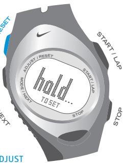 NIKE HRM TRIAX 100 - RéGLAGE DES PARAMÉTRES - 2