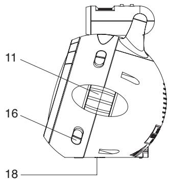 CURTIS CR1355 - EMPLACEMENT DES BOUTONS DE COMMANDE - 3