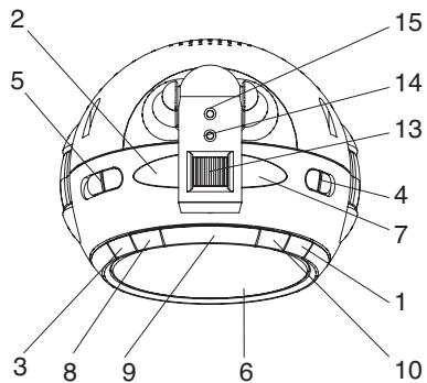 CURTIS CR1355 - EMPLACEMENT DES BOUTONS DE COMMANDE - 1