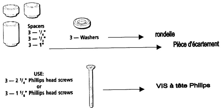 CURTIS CR2608 - MONTAGE DU DESSOUS DE L'APPAREIL - 1