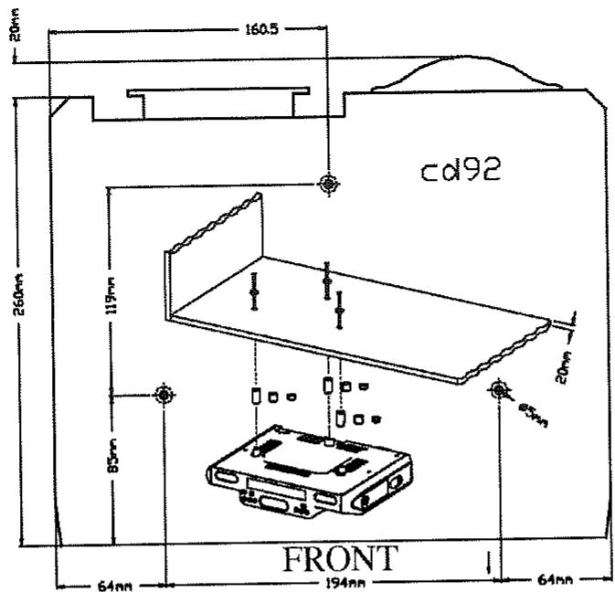 CURTIS CR2608 - TELECOMMANDE - 1