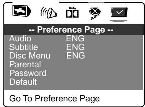 CURTIS DVD8005 - REGLAGE DU VERROUILLAGE DE PARENTS - 2