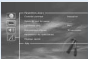 KISS DP-1000 - Paramètres divers - 1