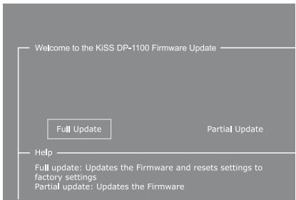 KISS DP-1100 - Installation du firmware - 4