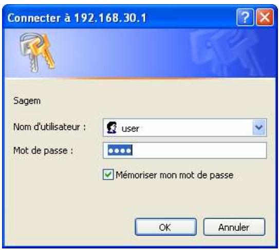 NEUF TELECOM NEUF BOX FAST3302 - Accès à l'écran de bienvenue - 3