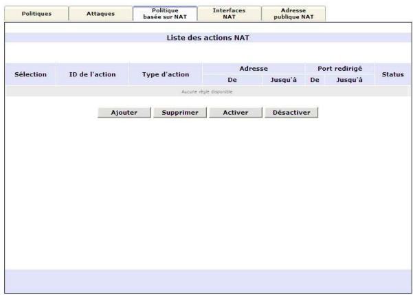 NEUF TELECOM NEUF BOX FAST3302 - Configuration d'une action NAT - 1