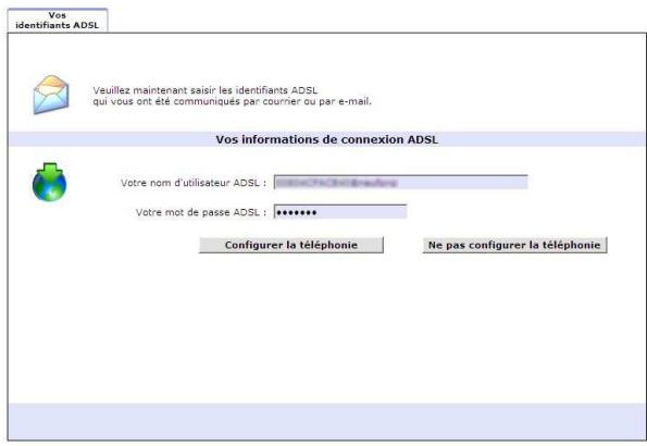 NEUF TELECOM NEUF BOX FAST3302 - Menu Mise en service - 2