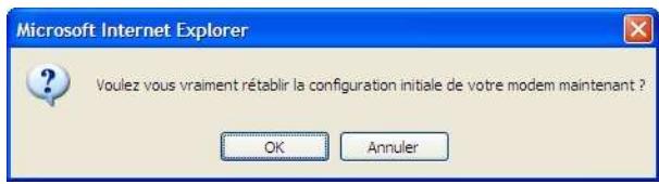 NEUF TELECOM NEUF BOX FAST3302 - Rétablissement de la configuration initiale - 1