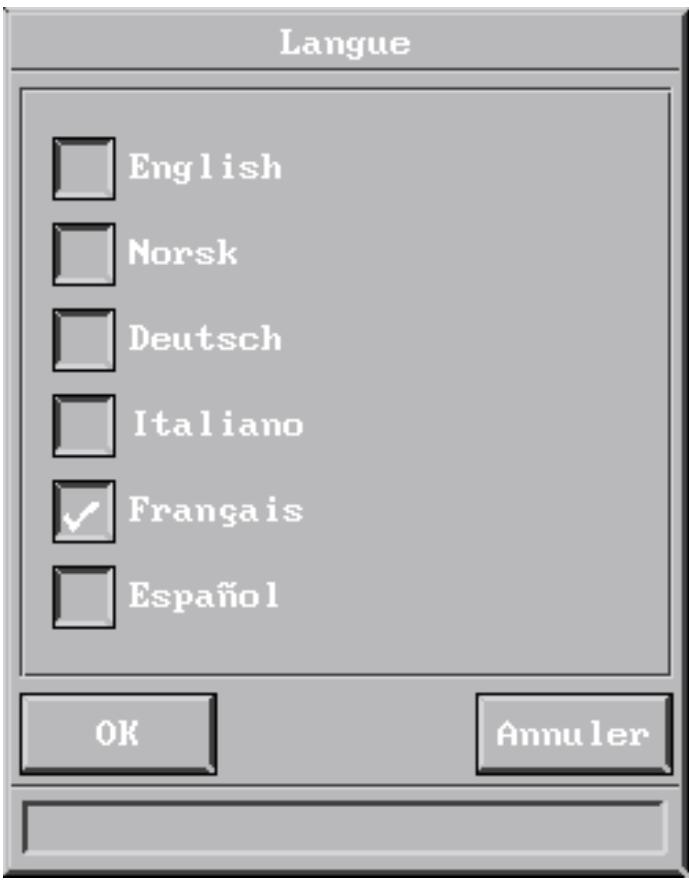 DAVIS CINEMAONE - Langue - 2