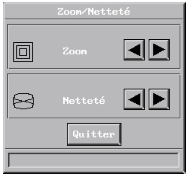 DAVIS CINEMAONE - Réglages du zoom/de la nettété - 2