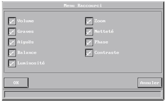DAVIS CINEMAONE - Menu Raccourci - 2