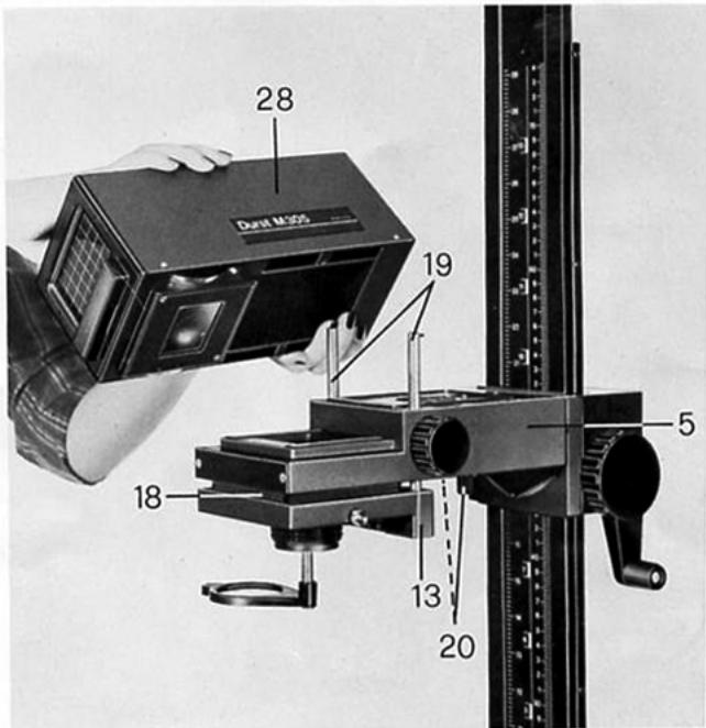 DURST M305 - Montage du dispositif d'éclairage à condenseur NERIOKIT BW - 4