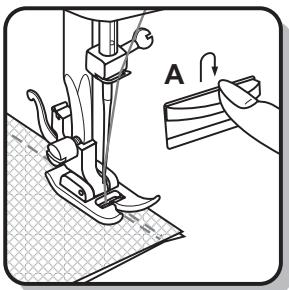 EURO-PRO 8135H - F Remonter le fil inférieur - 1