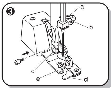 EURO-PRO 8135H - Utilisation du pied de transport supérieur. - 2