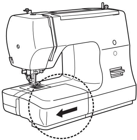 EURO-PRO 8135H - Escamotage de la griffe d'entrainement - 1