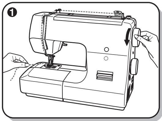 EURO-PRO 8135H - Tension du fil supérieur - 1