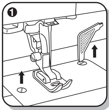 EURO-PRO 8135H - Utilisation du pied de transport supérieur. - 5