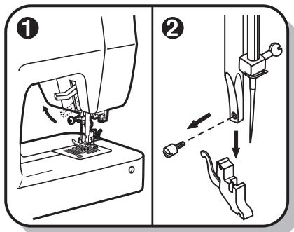 EURO-PRO 8135H - Utilisation du pied de transport supérieur. - 1