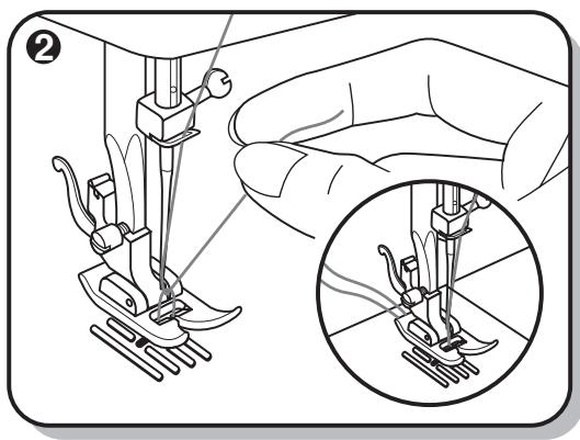 EURO-PRO 8135H - Tension du fil supérieur - 2