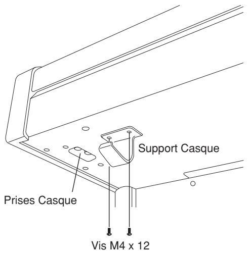 KAWAI CA5 - FIXATION DU SUPPORT CASQUE - 1