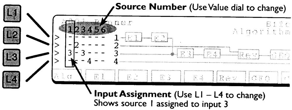 KAWAI K5000S - SOURCE ASSIGNMENT GRID (SINGLE PATCH ONLY) - 1