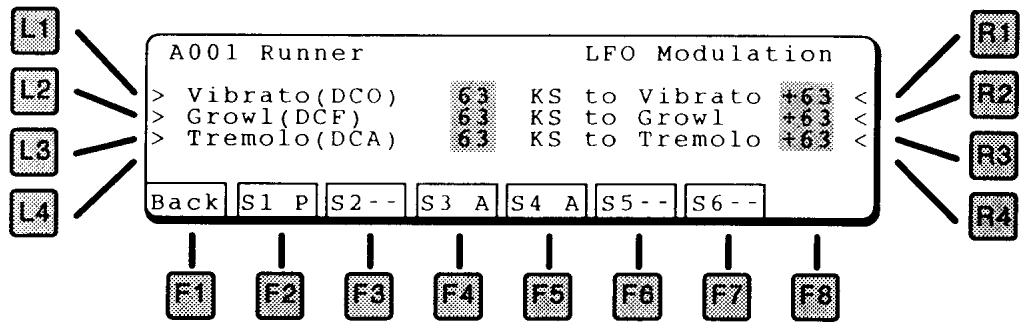 KAWAI K5000S - LFO MODULATION - 1