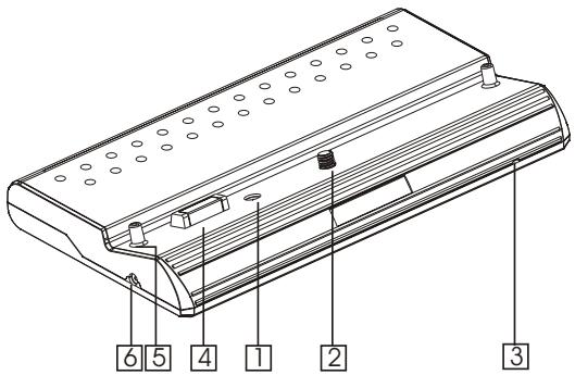 NEXT BASE SDV37-SD - Noms des pièces de la batterie et leurs fonctions - 1