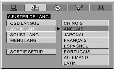 NEXT BASE SDV77-B - Ajuster de LANG - 2