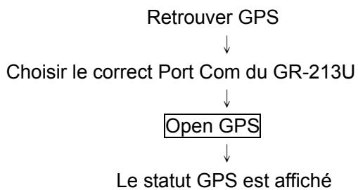 HOLUX GR 213U - Configurer le baudrate et le port scan com - 2