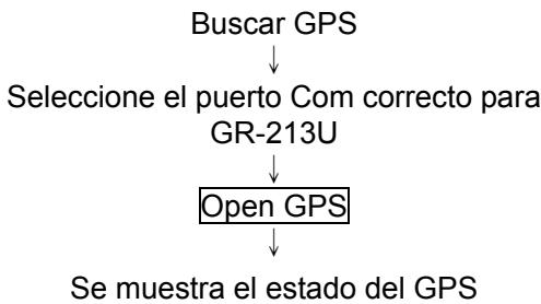 HOLUX GR 213U - Puerto Com encontrar y Abrir GPS - 1