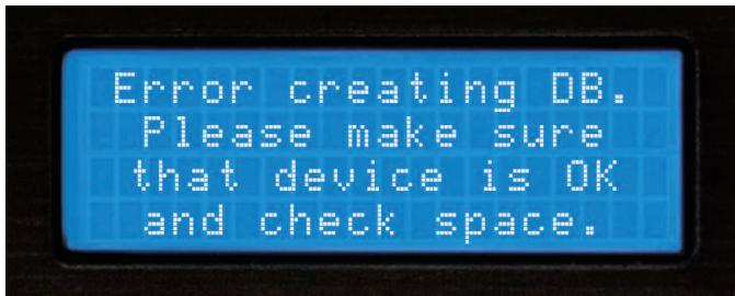 CORTEX DMIX-600 - Error Messages - 1