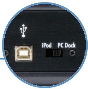 CORTEX DMIX-600 - To connect your Dmix to your PC as an Ipod dock: - 1