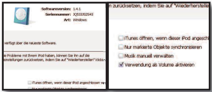 CORTEX DMIX-600 - VERWENDUNG DES iPOD™ ALS FESTPLATTE AKTIVIEREN - 1