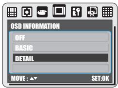 FERRANIA SD-1200 - Information sur écran (défaut: détail) - 1