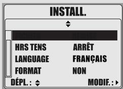 FERRANIA SD-511 - Mode de configuration (SET) - 2