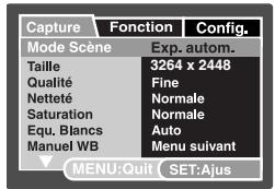 FERRANIA SD-830 - Menu capture - 1