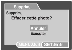 FERRANIA SD-830 - Effacer une seule photo / effacer toutes les photos - 2