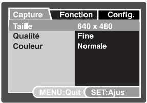 FERRANIA SD-830 - Menu vidéo - 1