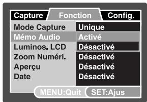 FERRANIA SD-830 - Enregistrer des mémos audio - 1