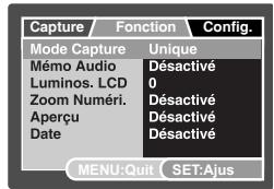FERRANIA SD-830 - Menu capture - 3