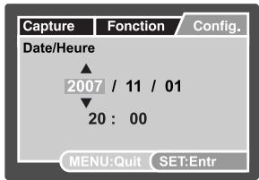 FERRANIA SD-830 - Régler la date et l'heure - 2