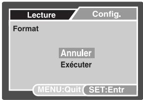 FERRANIA SD-830 - Formater la carte mémoire ou la mémoire interne - 2