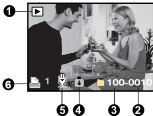 FERRANIA SD-830 - Mode lecture [▶] - lecture d'image fixe - 1