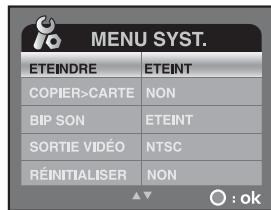 FERRANIA SD-V501 - Menu système - 2