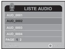 FERRANIA SD-V501 - Lecture des fichiers audio - 2