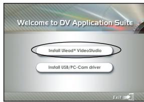 FERRANIA SD-V501 - Pour installer videostudio : - 1