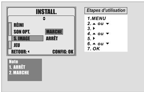 FERRANIA SOLARIS DIGITAL 511 - Réglage de l'image de démarrage (START IMAGE - défault: arrêt) - 1