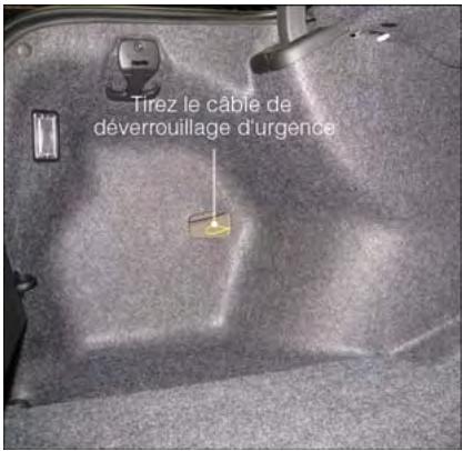 DODGE CHARGER - Ouverture d'urgence de la trappe de carburant - 1