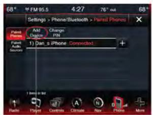 DODGE DART - Début du processus de jumelage sur la radio - 1