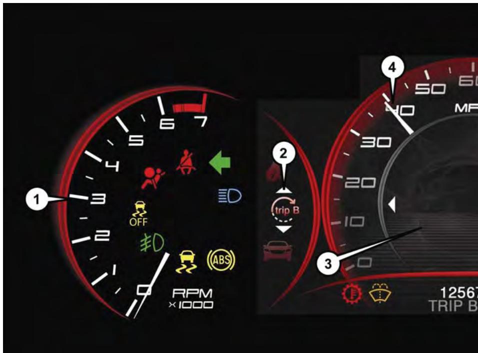 DODGE DART - APERÇU DES COMMANDES - 1